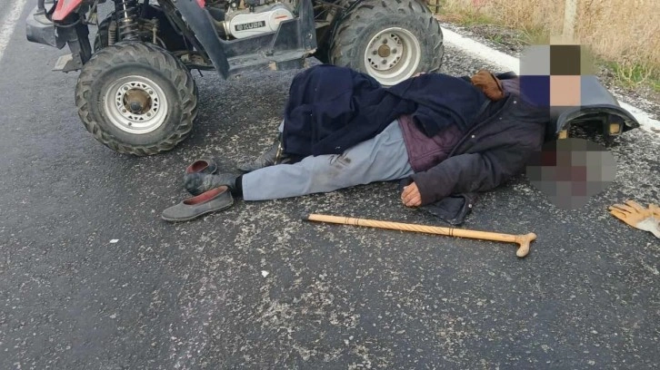 Aksaray’da ATV ile takla atan yaşlı adam ağır yaralandı