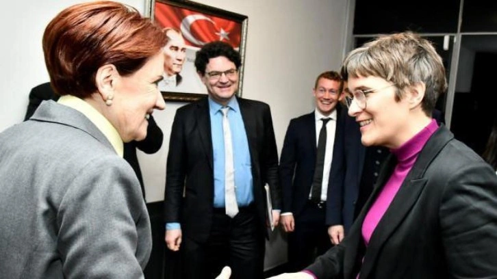 Akşener, Alman Bakan L&uuml;hrmann'la g&ouml;r&uuml;şt&uuml;