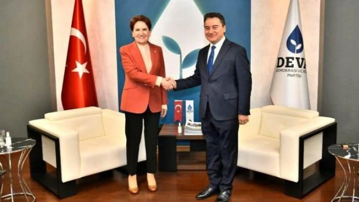 Akşener ile Babacan arasında basına kapalı 2 saatlik g&ouml;r&uuml;şme!