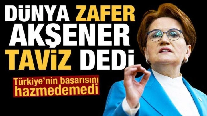 Akşener, Madrid anlaşmasını 'beğenmedi': D&uuml;nya 'zafer' O 'taviz' dedi