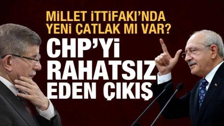 Altılı masada Suriye &ccedil;atladığı: Davutoğlu'nun s&ouml;zleri CHP'yi rahatsız etti