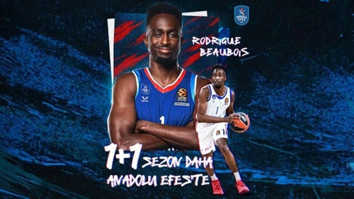 Anadolu Efes’te transfer hareketliliği sürüyor, Beaubois ile sözleşme yenilendi