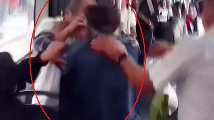 Ankara’da belediye otobüsüne binme kavgası! Yumruklar konuştu