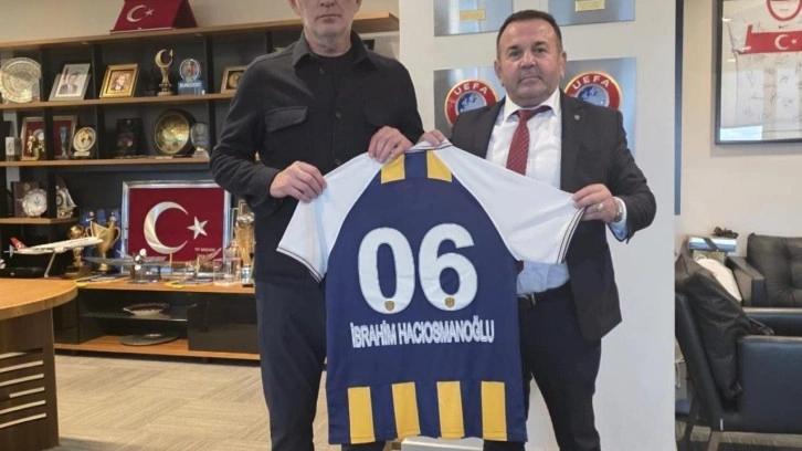 Ankaragücü Başkanı Yaman'dan TFF Başkanı Hacıosmanoğlu'na ziyaret