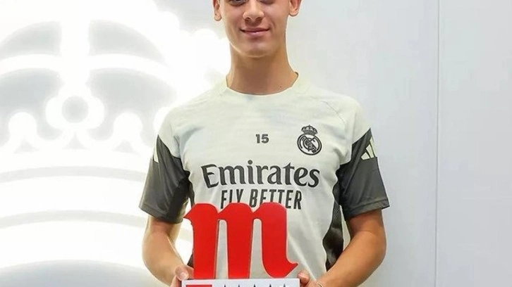 Arda Güler'e büyük onur! Ödülünü aldı