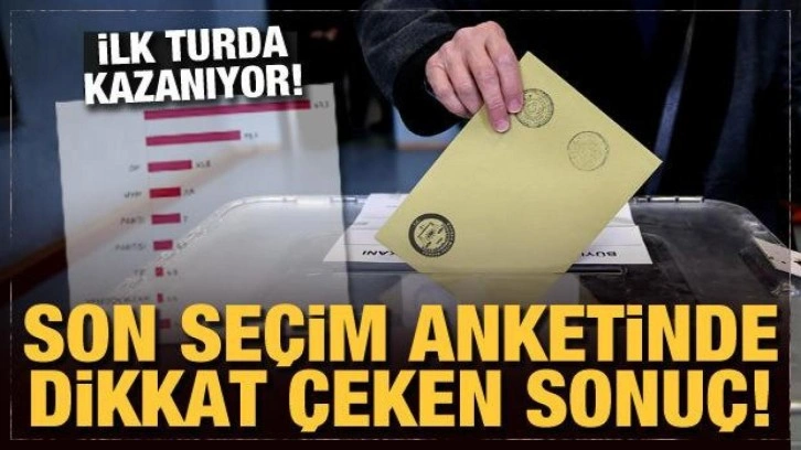 AREDA son se&ccedil;im anketini paylaştı: Erdoğan ilk turda kazanıyor!