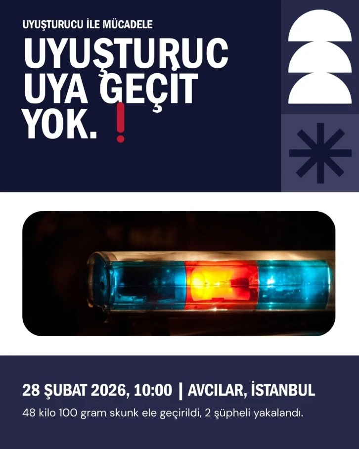 Avcılar&rsquo;da Narkotik Operasyonu: 48 Kilo Skunk Ele Ge&ccedil;irildi