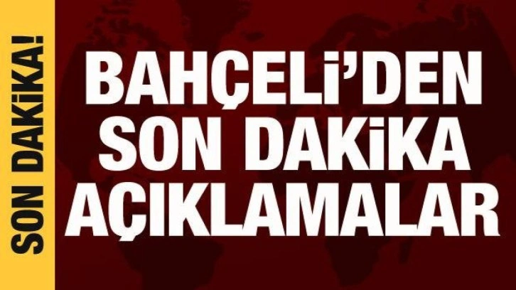 Bah&ccedil;eli grup toplantısında konuşuyor