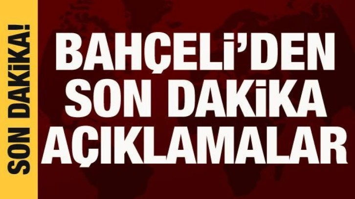Bah&ccedil;eli, Mersin'de a&ccedil;ıklamalarda bulunuyor
