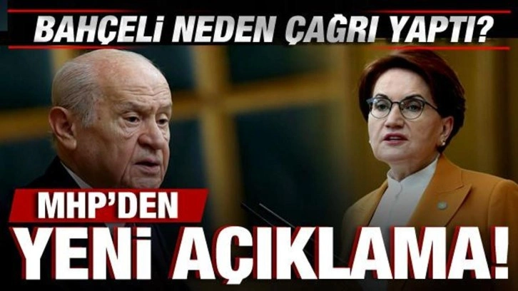 Bah&ccedil;eli neden &ccedil;ağrı yaptı? MHP'den yeni a&ccedil;ıklama!