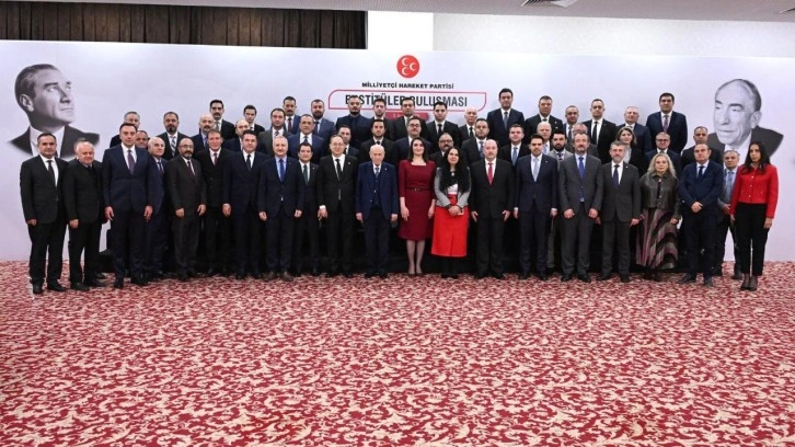 Bahçeli, parti bünyesindeki enstitülerin temsilcileriyle bir araya geldi