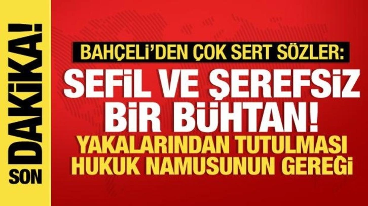 Bah&ccedil;eli'den &Ccedil;anakkale yangını sonrası imar rantı iddiasına sert tepki