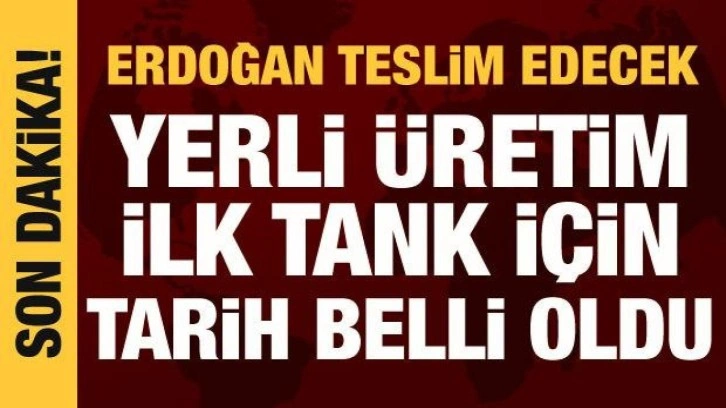 Bakan Akar duyurdu: Yerli &uuml;retim ilk tankı Erdoğan teslim edilecek