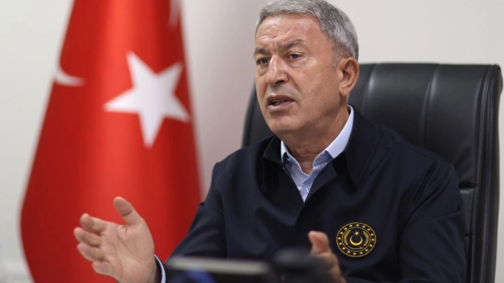 Bakan Akar'dan &ccedil;ok net F-16 mesajı! Kimyasal silah iddialarına sert tepki