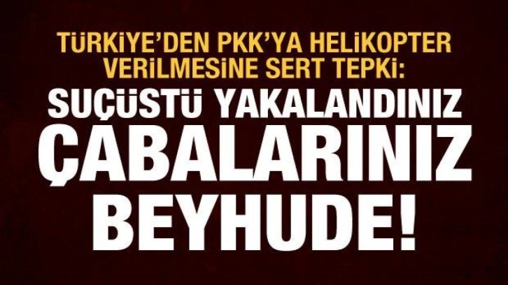 Bakan Akar'dan PKK'lı ter&ouml;ristlere helikopter verilmesine tepki: Bunlar beyhude &ccedil;abalar