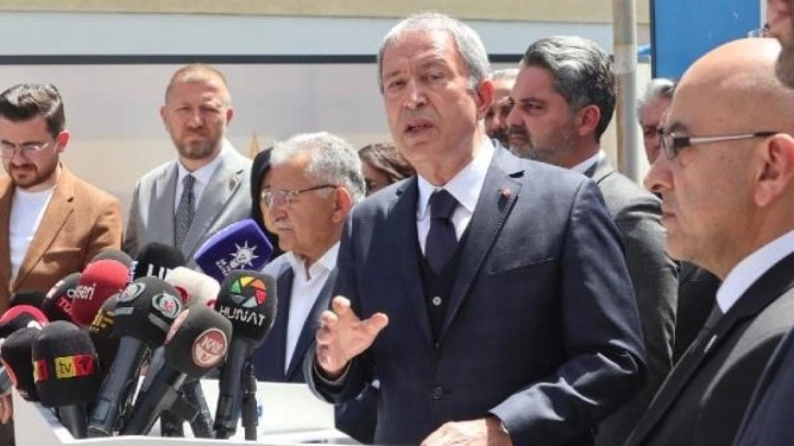 Bakan Akar'dan Sinan Oğan'la ilgili ittifak a&ccedil;ıklaması