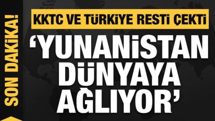Bakan &Ccedil;avuşoğlu: 'T&uuml;rkiye bize saldıracak" diye ağlıyor