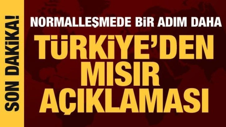 Bakan &Ccedil;avuşoğlu'ndan Mısır ile normalleşme a&ccedil;ıklaması