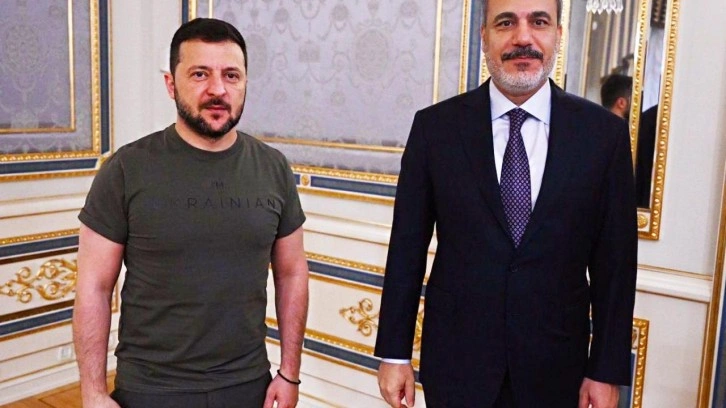 Bakan Fidan, Zelenskiy'le g&ouml;r&uuml;şt&uuml;