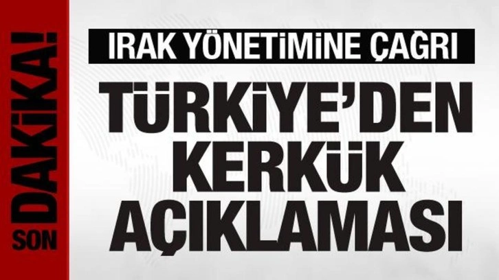 Bakan Fidan'dan Kerk&uuml;k a&ccedil;ıklaması