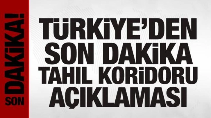 Bakan G&uuml;ler'den tahıl koridoru a&ccedil;ıklaması