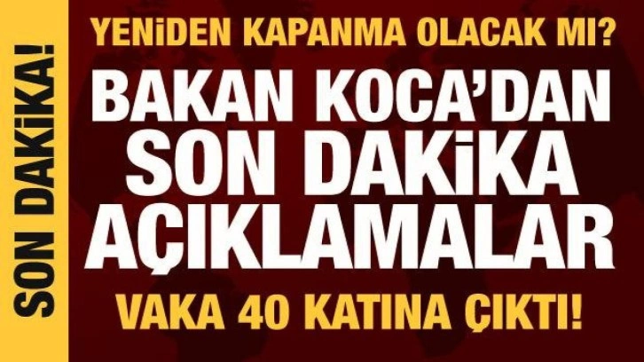 Bakan Koca'dan vaka a&ccedil;ıklaması
