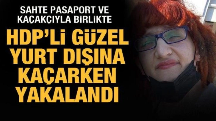 Bakan Soylu duyurdu: HDP'li Semra G&uuml;zel yakalandı
