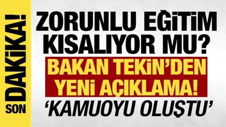 Bakan Tekin'den 'zorunlu bağış' açıklaması! 'Kimse öğrenci ve veliyi zorlayamaz&