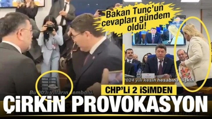 Bakan Tunç'tan peş peşe salvolar: CHP'lilerin provokasyonları sert kayaya çarptı!