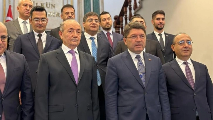 Bakan Tun&ccedil;, T&uuml;rk devletleri adalet bakanları ile g&ouml;r&uuml;şt&uuml;