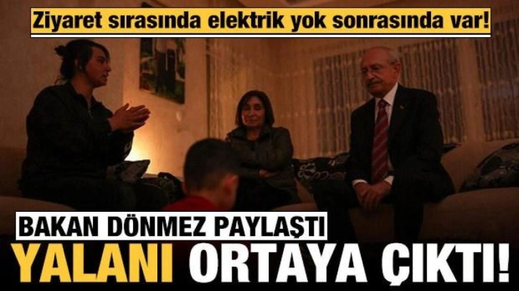 Bakanı D&ouml;nmez paylaştı: Kılı&ccedil;daroğlu'nun yalanı ortaya &ccedil;ıktı!
