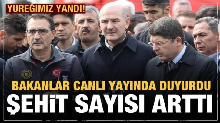 Bartın'daki maden faciasında şehit sayısı arttı! Bakanlar canlı yayında a&ccedil;ıkladı