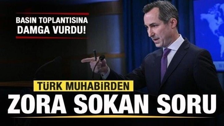 Basın toplantısına damga vurdu! T&uuml;rk muhabirden zora sokan soru