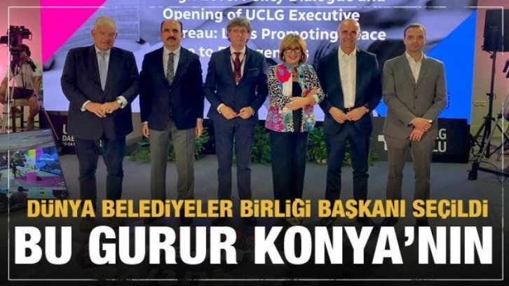 Başkan Altay D&uuml;nya Belediyeler Birliği Başkanlığını devraldı