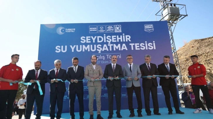 Başkan Altay, Seydişehir'e kazandırılan 65 milyon liralık su yumuşatma tesisini açtı