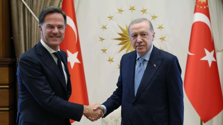 Başkan Erdoğan, Mark Rutte'yi kabul etti