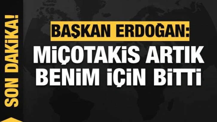 Başkan Erdoğan'dan F-16 resti! Mi&ccedil;otakis artık benim i&ccedil;in bitti