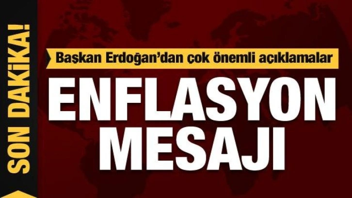 Başkan Erdoğan'dan Konya'da &ouml;nemli a&ccedil;ıklamalar: Merak etmeyin enflasyon da inecek
