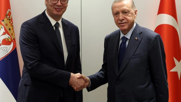 Başkan Erdoğan'la g&ouml;r&uuml;şt&uuml;! Vucic'ten T&uuml;rkiye a&ccedil;ıklaması