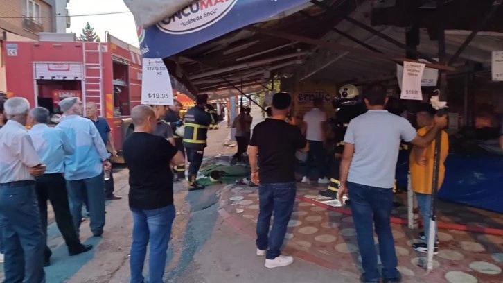 Batman’da market yangını paniğe neden oldu: 5 kişi kurtarıldı