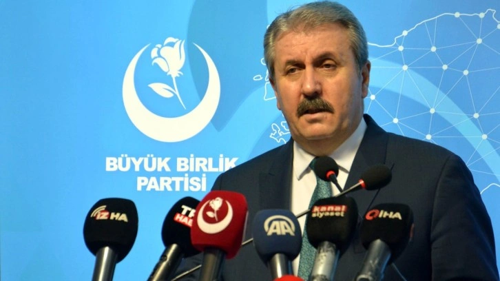 BBP Genel Başkanı Mustafa Destici'nin acı g&uuml;n&uuml;