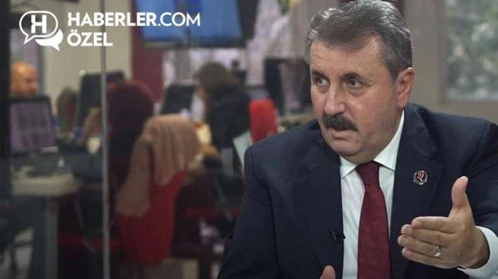 BBP lideri Destici, AK Parti-HDP g&ouml;r&uuml;şmesine nasıl bakıyor? Haberler.com'a &ouml;zel a&ccedil;ıklamalar