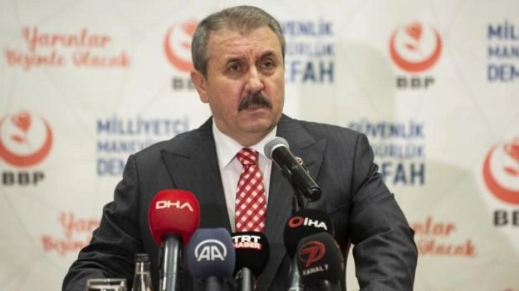 BBP lideri Mustafa Destici, oy oranı beklentilerini a&ccedil;ıkladı!