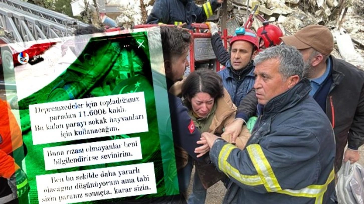 'Belhum adal'lar&hellip; Erdoğan'a oy veren depremzedelere hayvan muamelesi yaptılar!