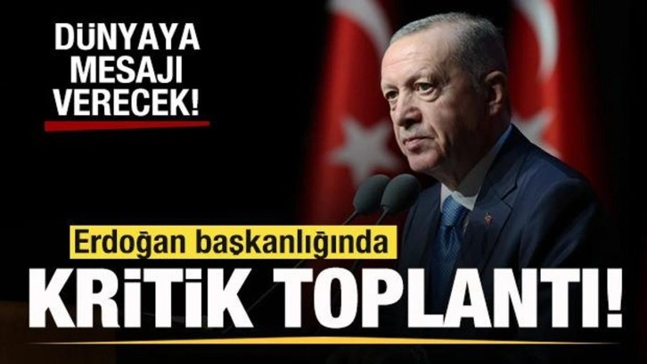 Beştepe'de kritik toplantı! Erdoğan başkanlık edecek