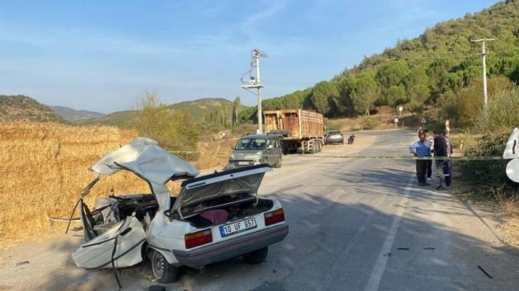 Bigadiç'te trafik kazası; 1 ölü