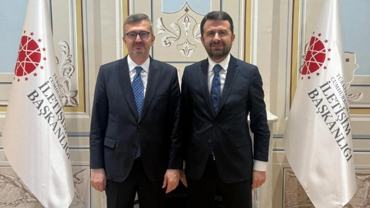BİK Genel Müdürü Abdulkadir Çay'dan İletişim Başkanı Burhanettin Duran'a ziyaret