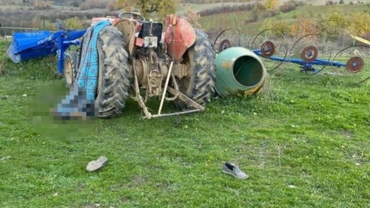 Bilecik'te traktörün altında kalan yaşlı adam hayatını kaybetti