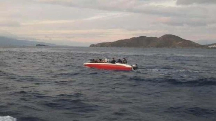 Bodrum a&ccedil;ıklarında 39 ka&ccedil;ak g&ouml;&ccedil;men yakalandı