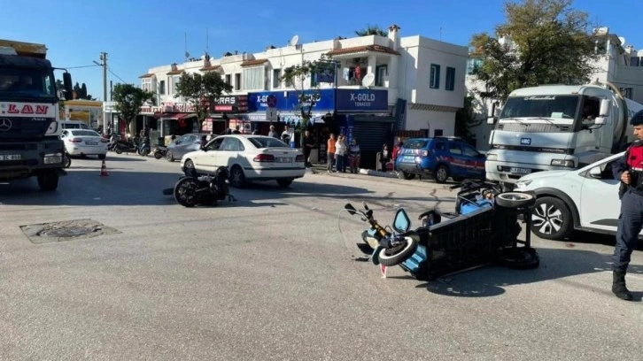 Bodrum'da trafik kazası kaza: 1 ölü, 1 yaralı